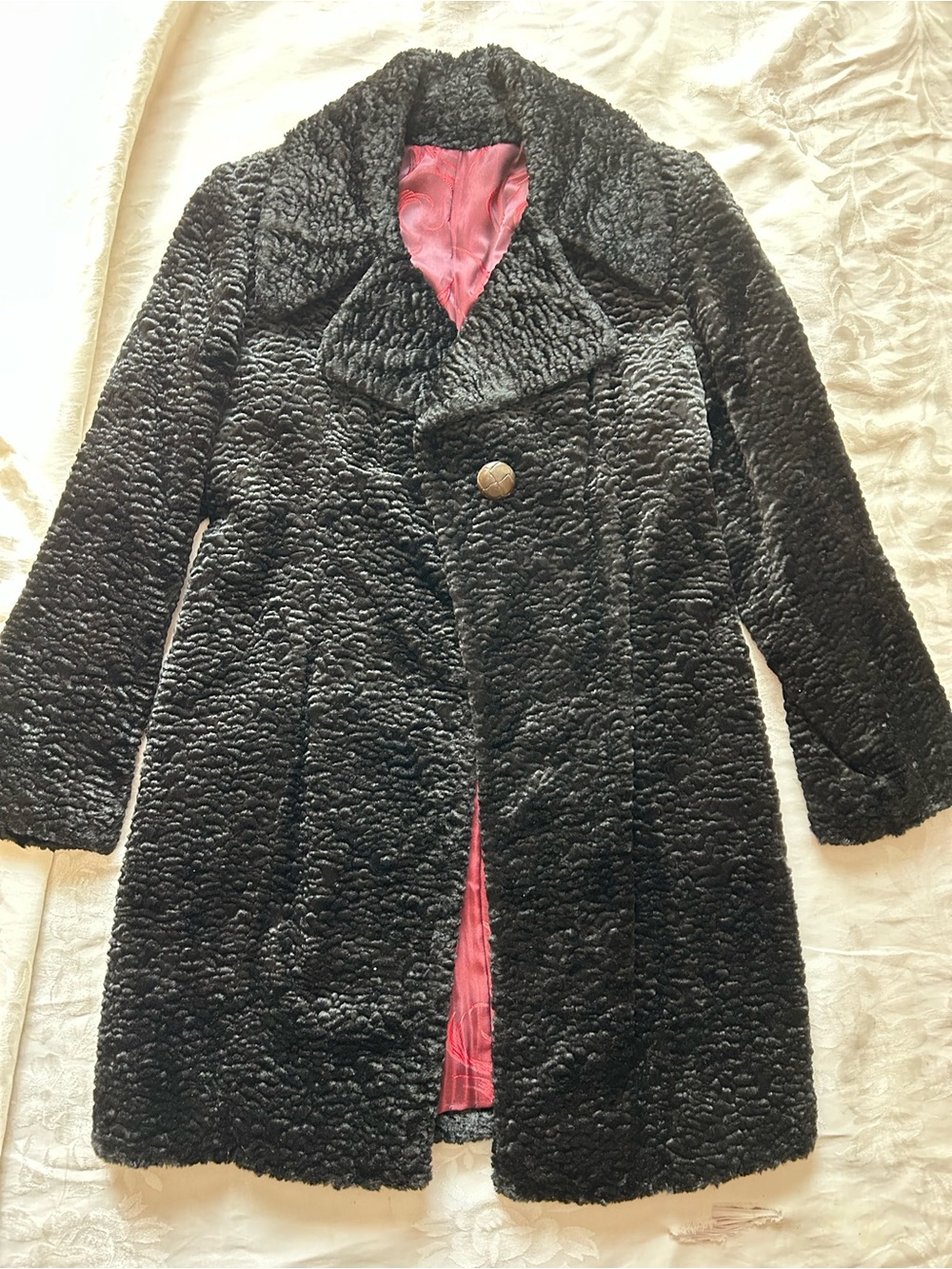 Vintage faux fur coat